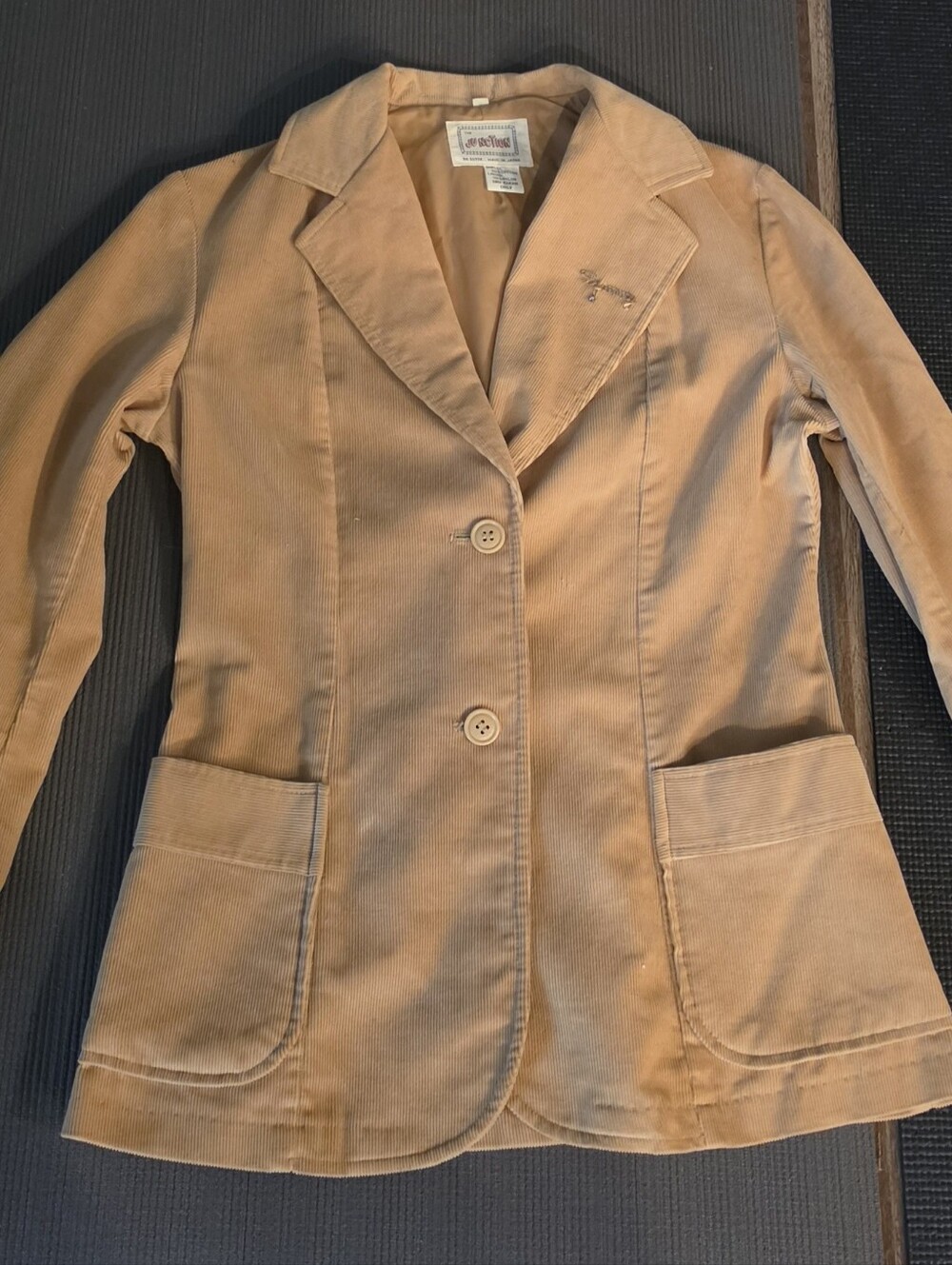 Vintage Womens The Junction Courderoy 3 piece suit. Jacket Size 11